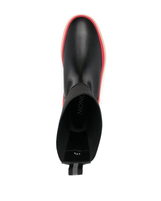 Moncler Black Neue Chelsea Boots