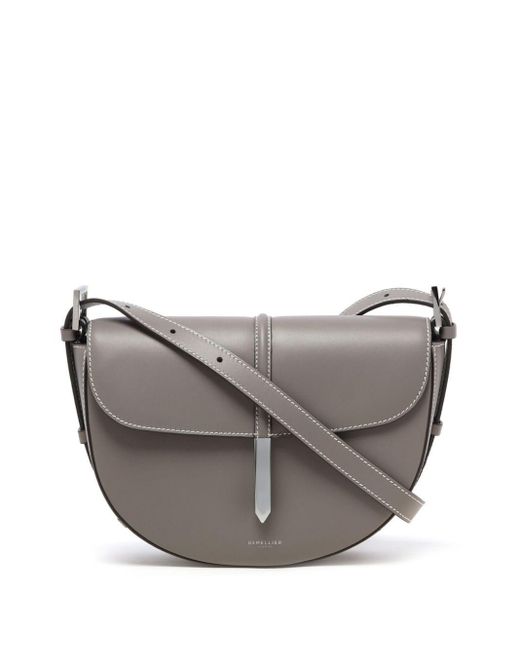 DeMellier London Gray Tokyo Saddle Cross Body Bag