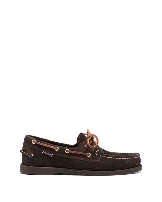 Sebago White Portland Artisan Boat Shoes for men