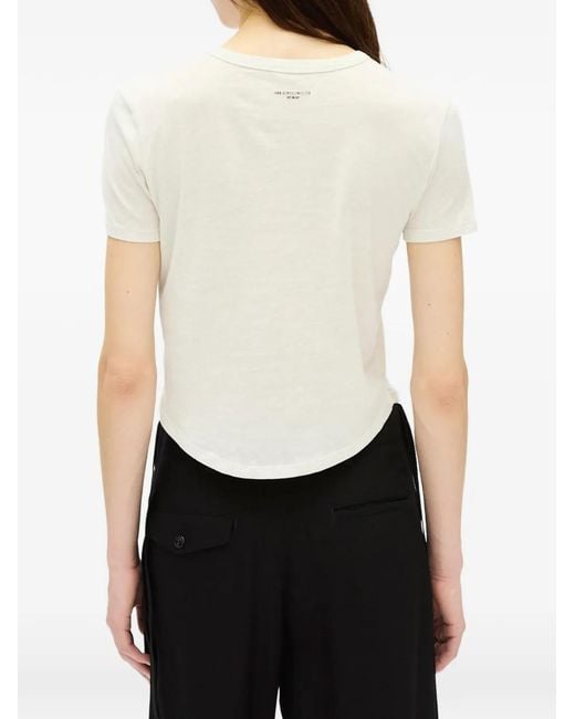 Ann Demeulemeester White Floor T-Shirt