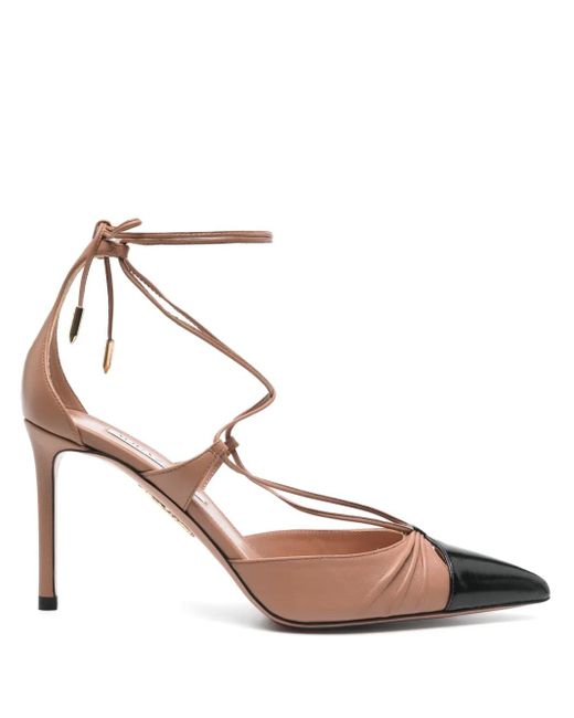Aquazzura Gabi 85mm パンプス Metallic