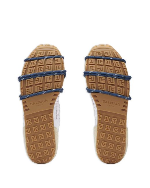 Balmain White Racer 45 Trainers