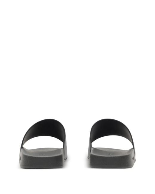 Burberry White Check Slides for men