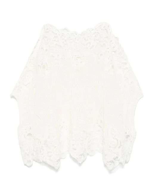Ermanno Scervino White Besticktes Top