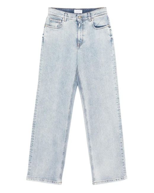 Fabiana Filippi Blue Straight Trousers
