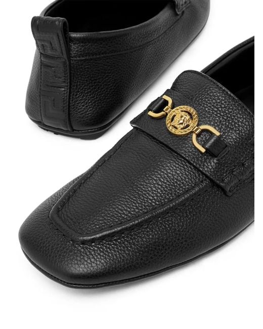Versace Black Villa Loafers for men