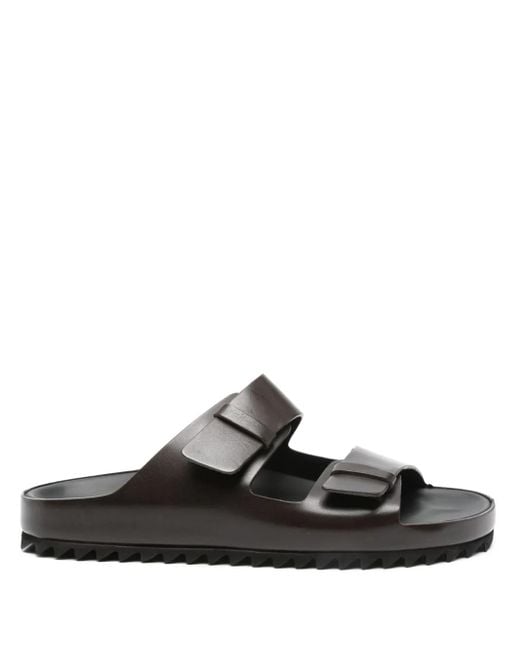 メンズ Officine Creative レザー サンダル Black