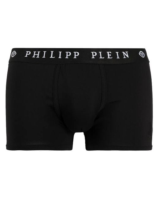 Philipp Plein Black Boxers Skull for men