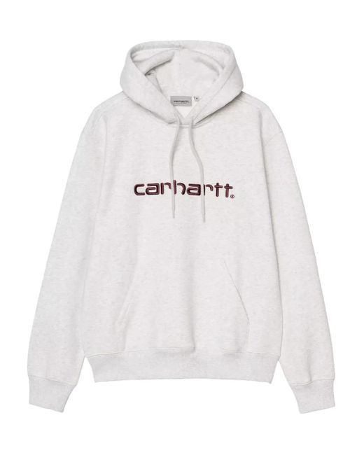 Sudadera con capucha y logo Carhartt de color White