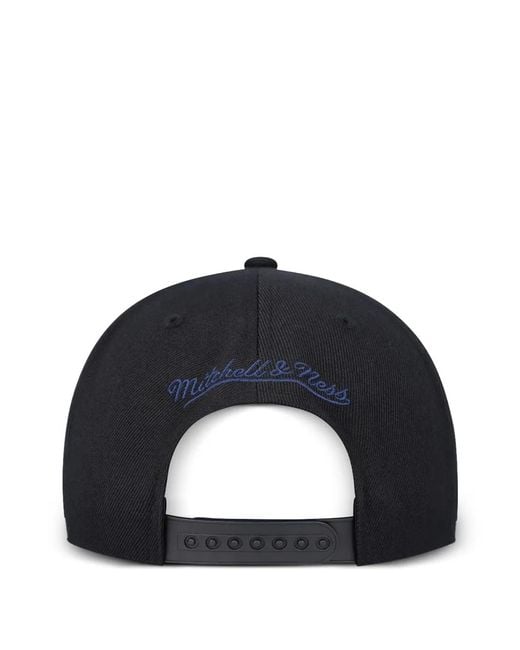 Mitchell & Ness Blue Team Script 2.0 Snapback Cap for men