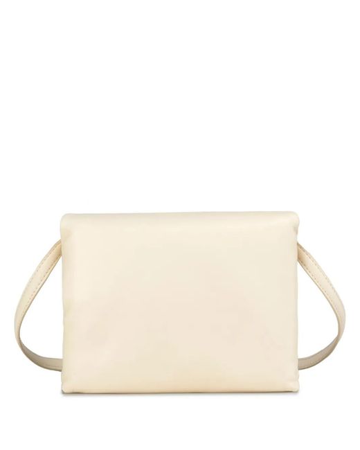 Marni Natural Prisma Clutch Aus Leder
