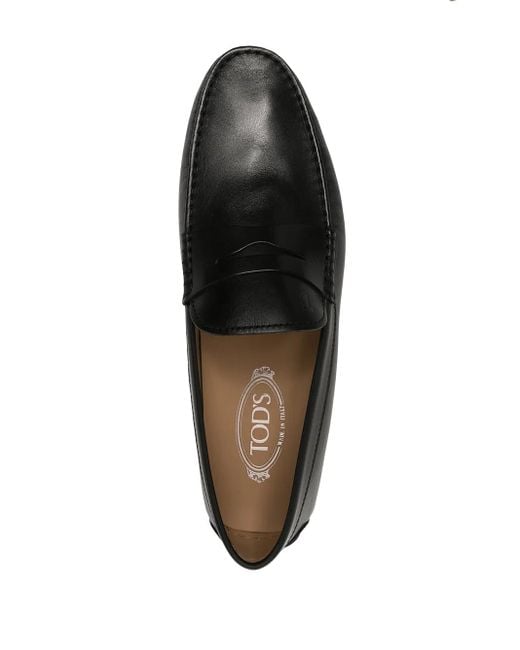 Tod's Black City Gommino Driving Shoes for men