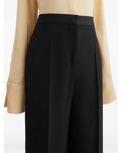 Jil Sander Black Tailored Trousers