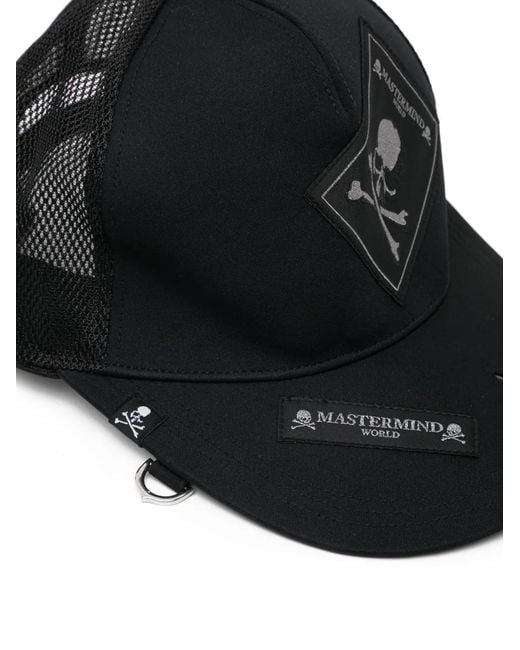 MASTERMIND WORLD Black Casquette En Mesh À Patch Logo for men