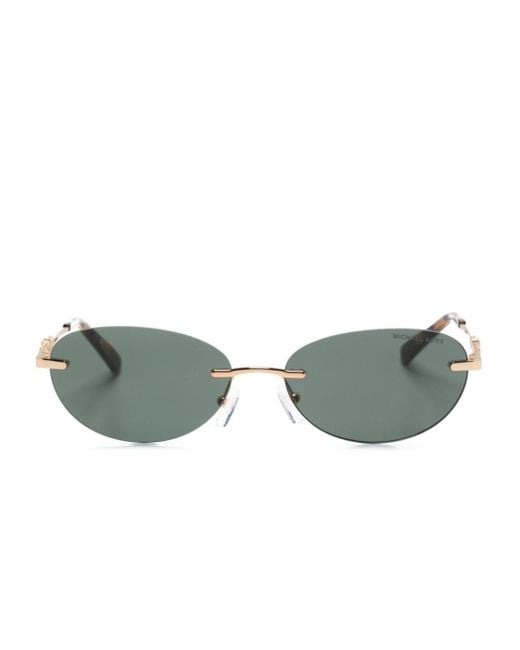 Michael Kors Green Round-frame Sunglasses
