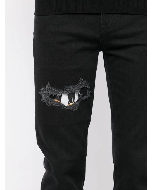 Iceberg Black X Looney Tunes Straight-Leg Jeans for men