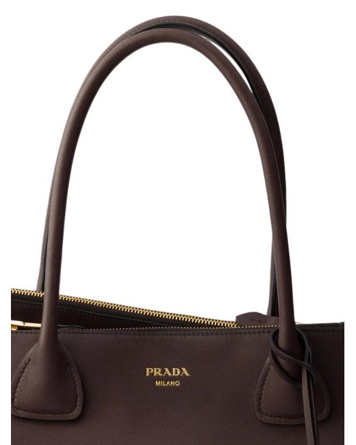 Prada Brown Großer Shopper