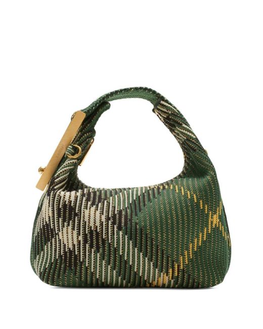 Burberry Green Micro Peg Shoulder Bag