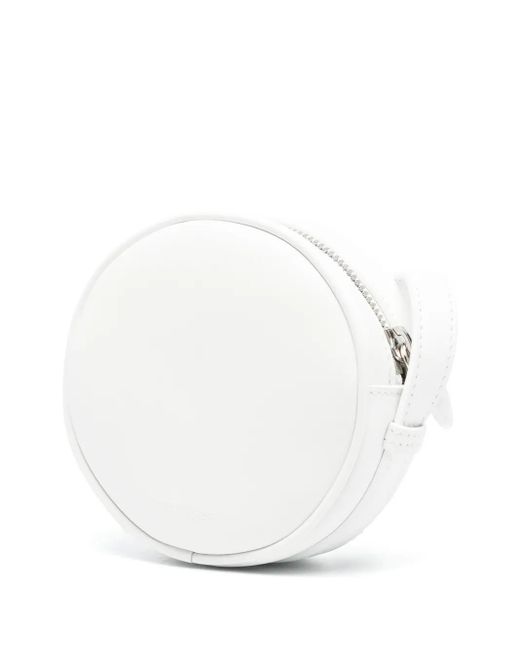 Courreges White Reedition Circle Cross Body Bag