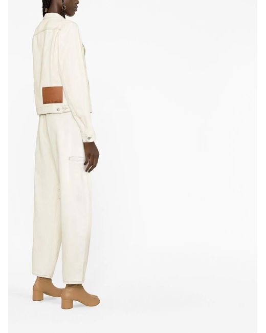 Palm Angels Natural Bull Denim Jacket