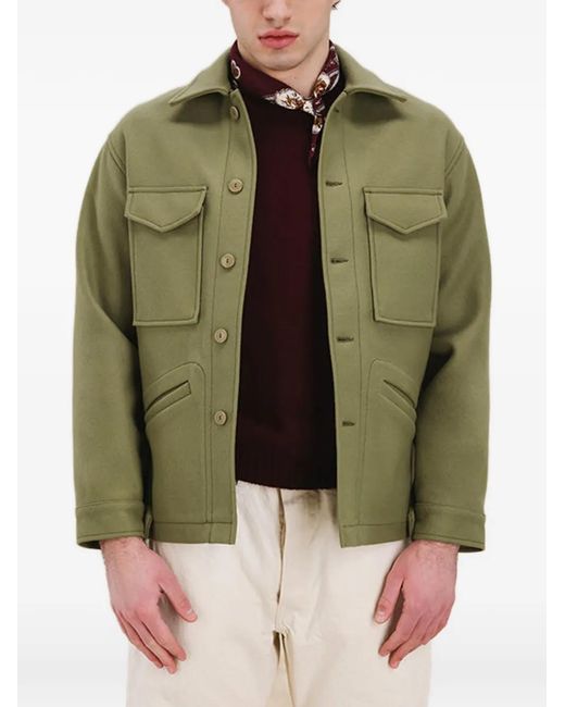 Fortela Green Edward Shirt Jacket for men