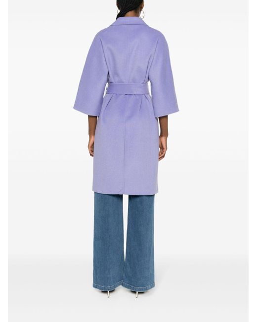 Cappotto midi con cintura di Liu Jo in Purple