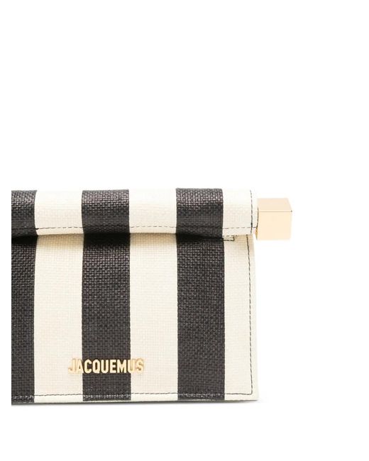 Jacquemus Multicolor Striped Mini Roll Bag
