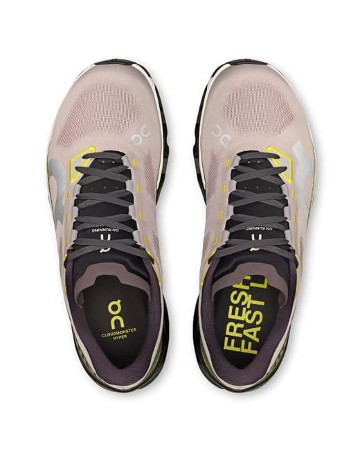 On Shoes Black Cloudmster Hyper Sneakers for men