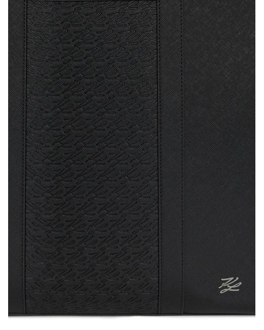 Karl Lagerfeld Black Sac Cabas K/Autograph À Empiècements for men