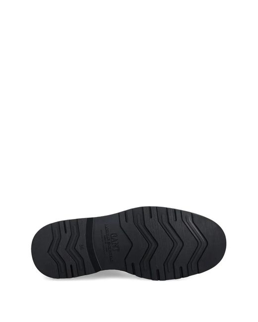 Gant Black Pull-On Lug-Sole Boots