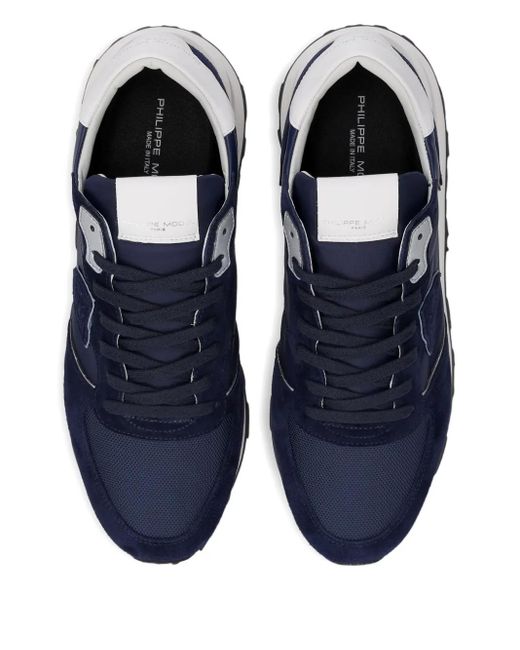 Philippe Model Blue Sneakers for men