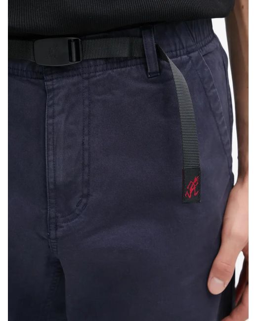 Gramicci Blue Belt Straight Trousers for men