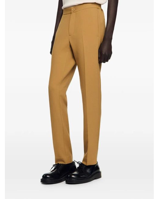 Sandro Natural Jersey Trousers for men
