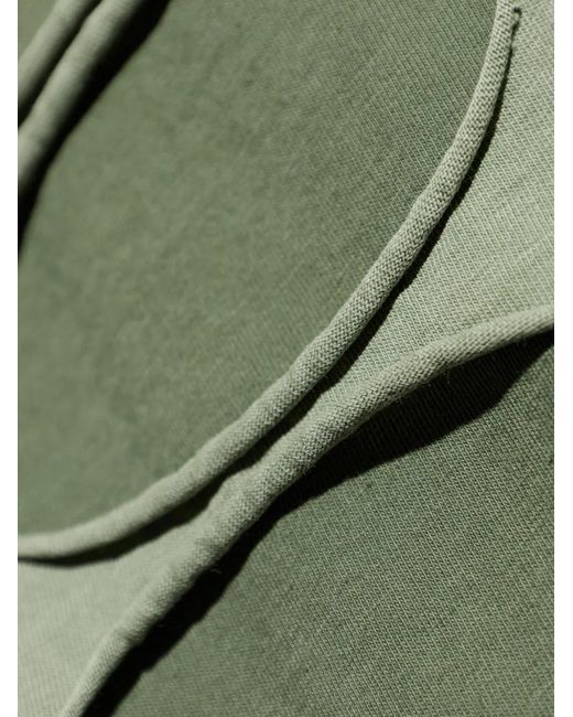 AVAVAV Green Semi-Distressed Layered T-Shirt for men