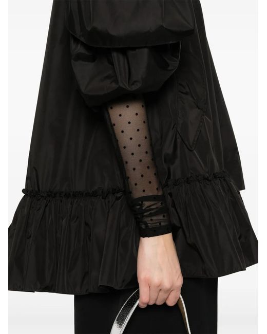 Simone Rocha Black Top Mit Rüschen