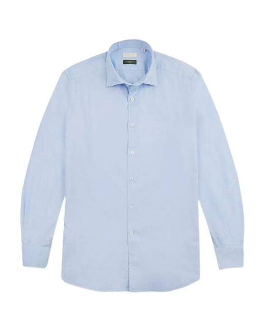 Glanshirt Blue Oxford-Weave Shirt for men