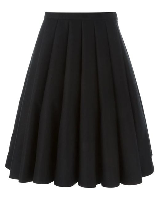 Junya Watanabe Black Pleated Skirt