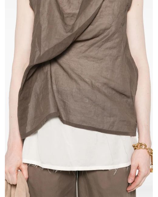The Row Gray Inawa Top
