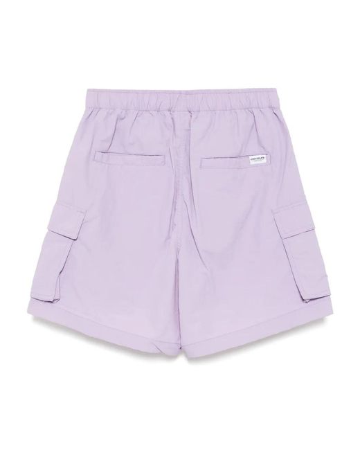 Chocoolate Purple Cargo Shorts
