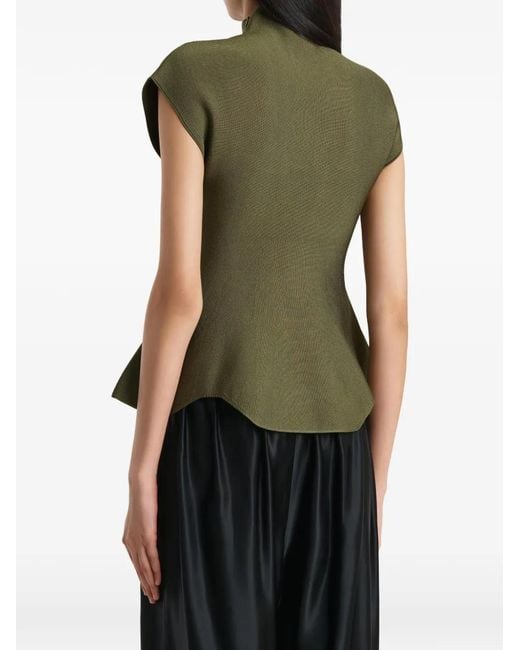 Khaite Green Andra Knit-Top