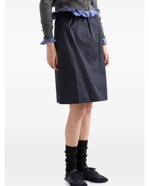 Prada プリーツ スカート Blue