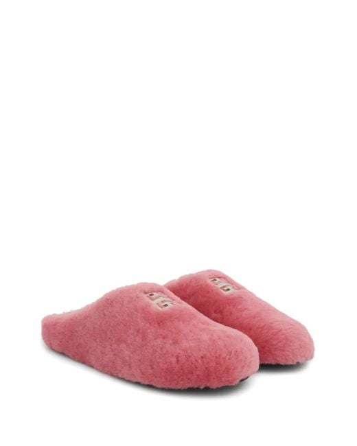 Givenchy Pink 4G Slippers