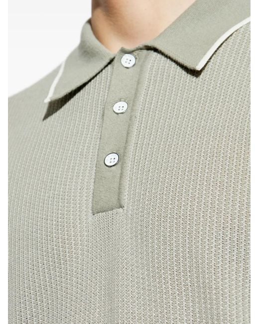 Rag & Bone White Jersey Polo Shirt for men