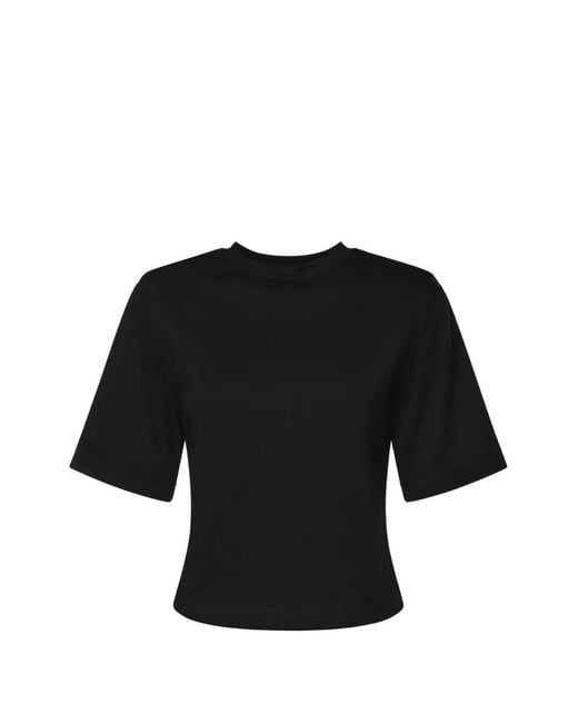 Nineminutes Black Logo-Detail T-Shirt