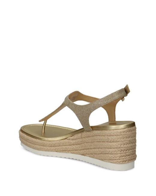 MICHAEL Michael Kors Metallic Thong Platform Espadrilles