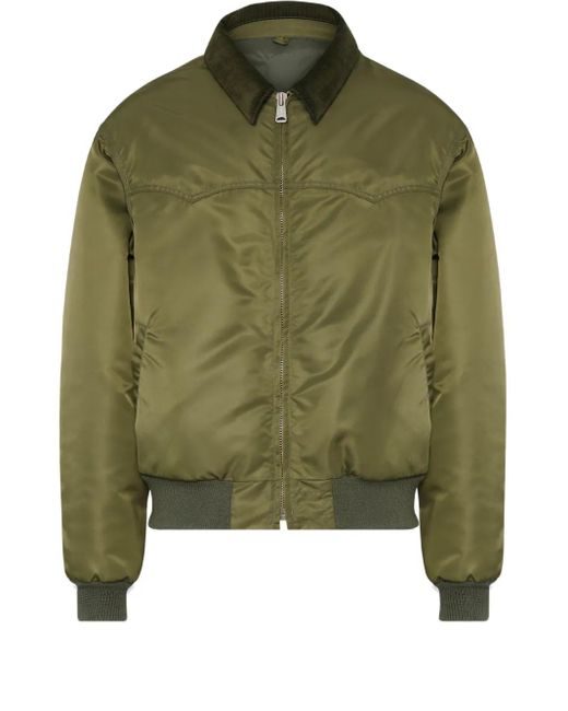 Veste Ceinturée À Col En Velours Côtelé Maison Margiela pour homme en coloris Green