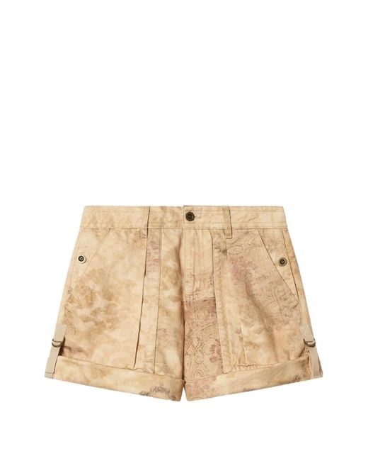 Isabel Marant Natural Calissy Shorts