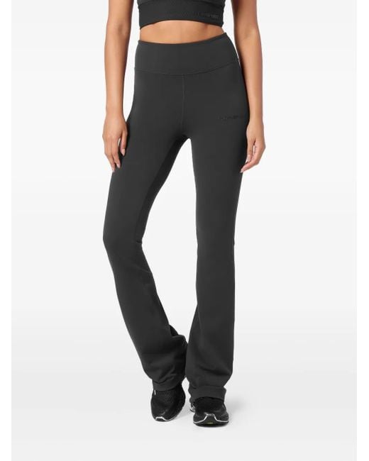 Philipp Plein Black Flared Leggings