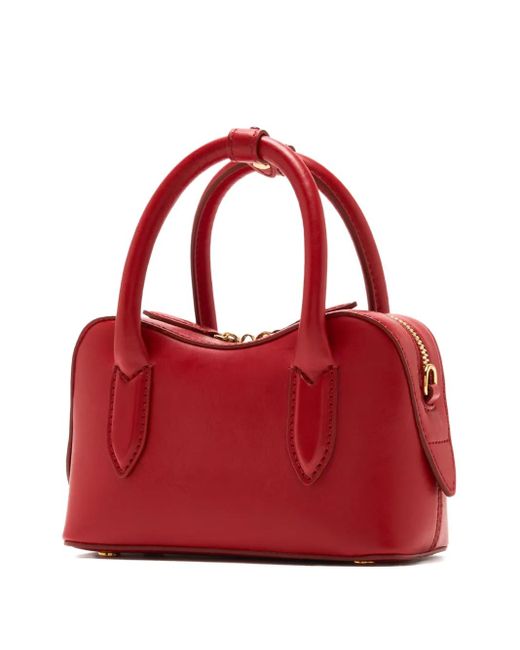 Stella McCartney Red Padlock Top-Handle Bag