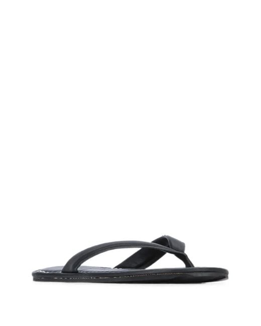 Ria Menorca Black Padded Flip Flops for men